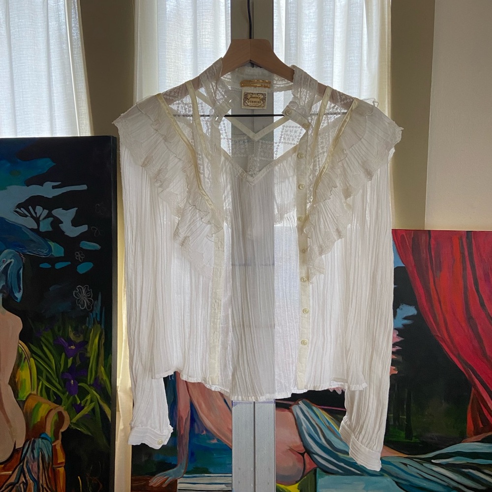 Elegant White Button Down Shirt
